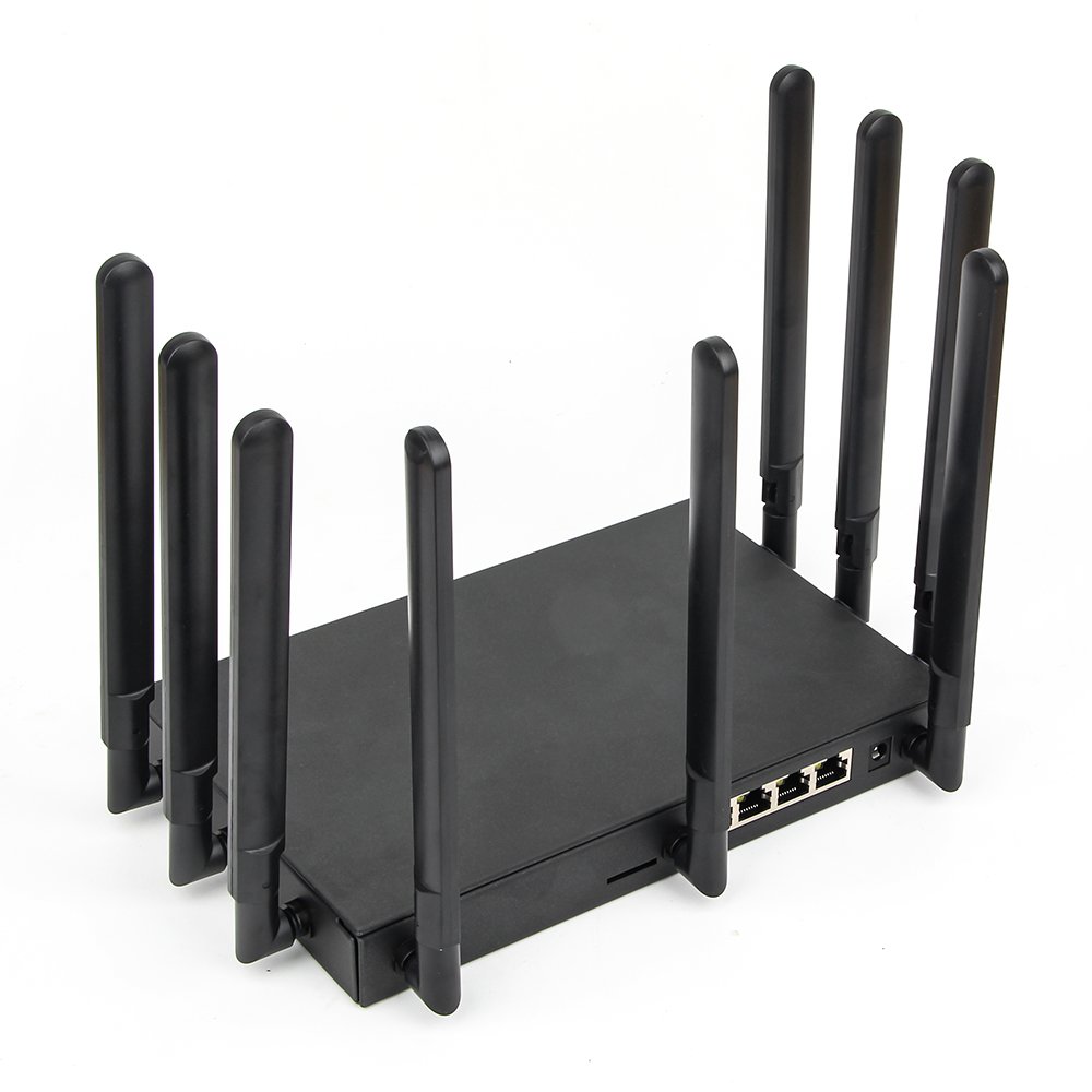 Hot Sale 5G Openwrt Vpn Dual Band Celular 5G Lte Modem Industrial Ax3000 Wifi 6 Sim Card Wireless Wifi 5G Router